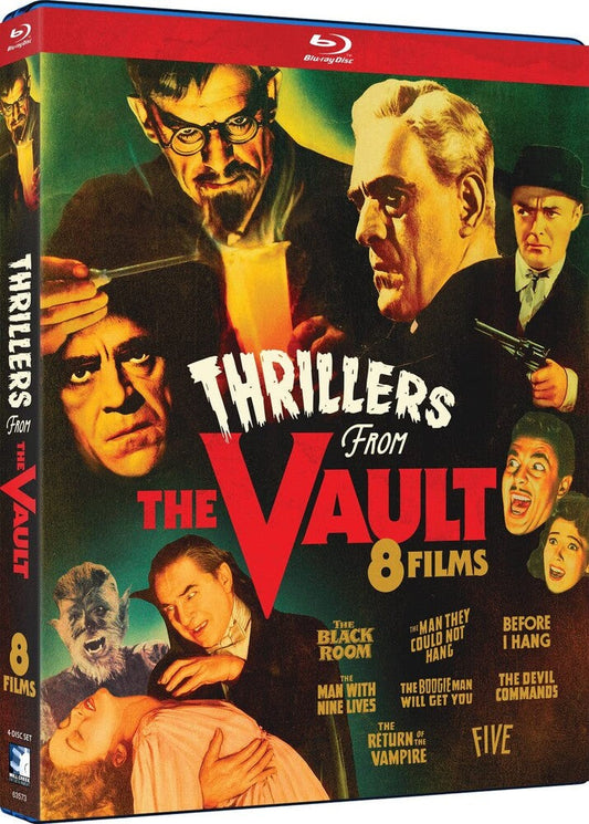 Thrillers From The Vault: 8 Classic Horror Films [BluRay]