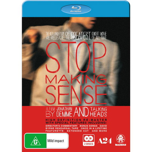 Stop Making Sense (40th Ann. AU Import) [BluRay]